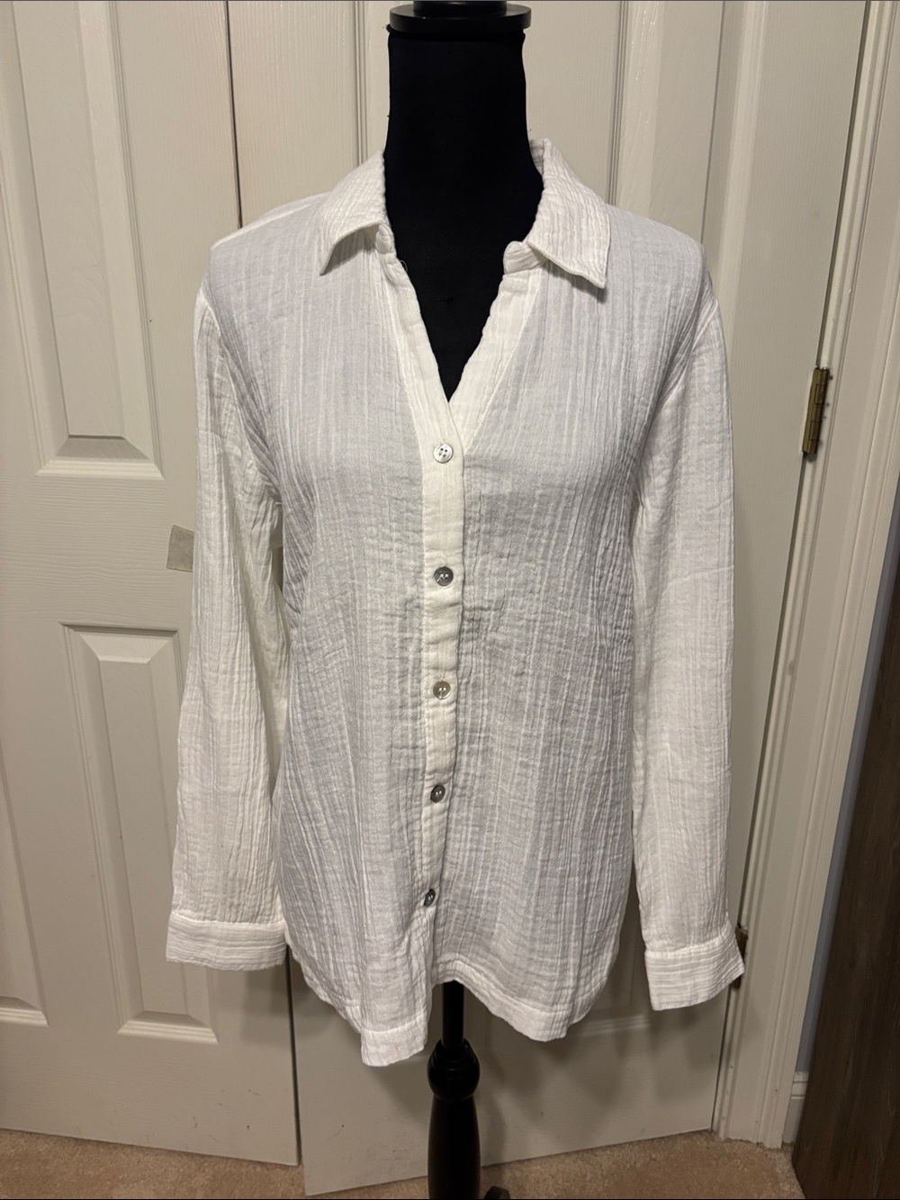 Soft Surroundings Addison Gauze Shirt